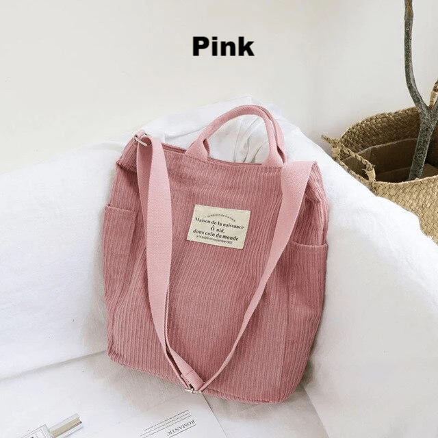 Life + Travel Cord Tote Bag - Image 9