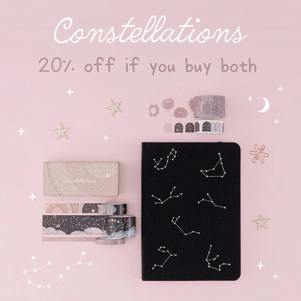 Tsuki ‘Constellations’ Washi Tape Set ☾ - Image 14