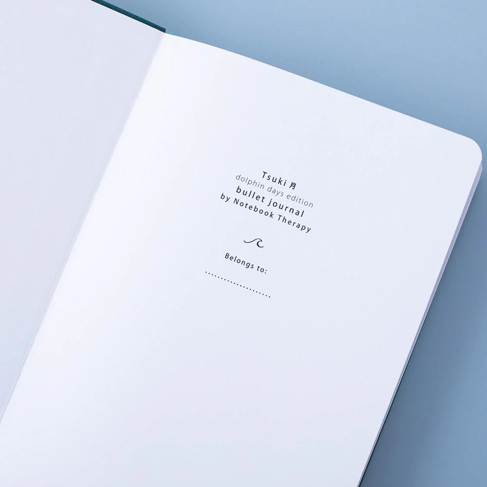 Tsuki 'Dolphin Days' Limited Edition Bullet Journal ☾ - Image 3