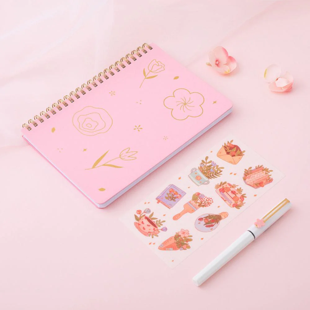 Tsuki 'Floral' Limited Edition Ring Bound Bullet Journal ☾ - Image 21