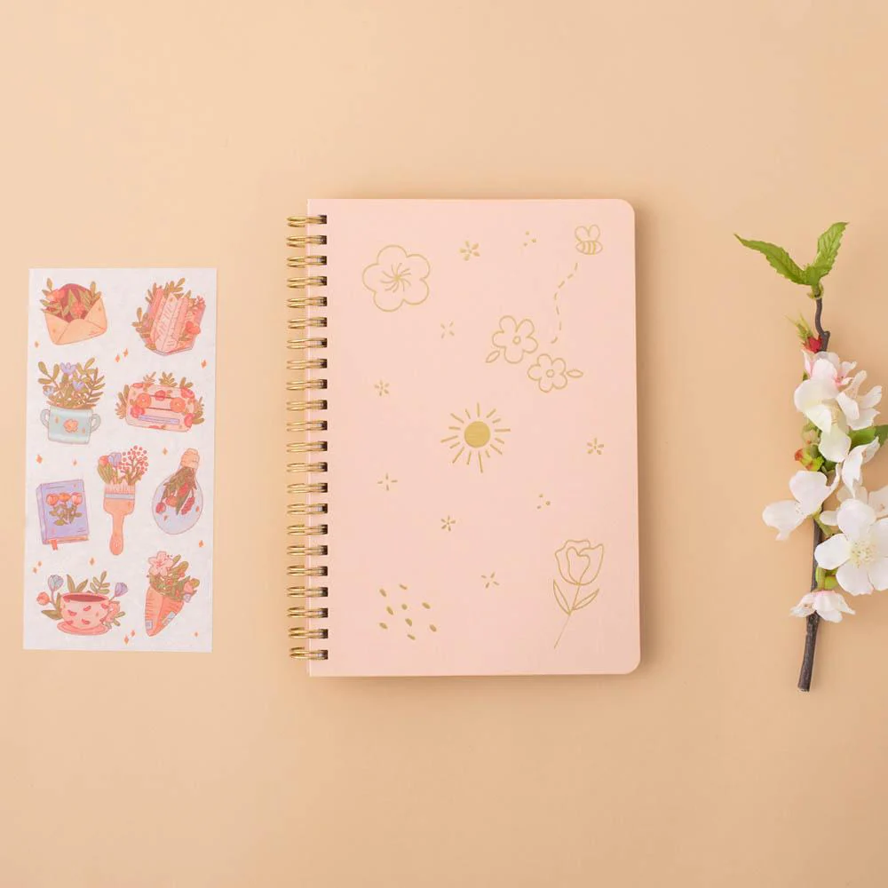 Tsuki 'Floral' Limited Edition Ring Bound Bullet Journal ☾ - Image 23