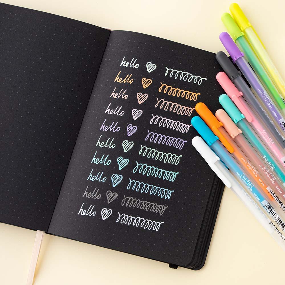 Tsuki 'Midnight Edition' Black Page Bullet Journal ☾ - Image 7
