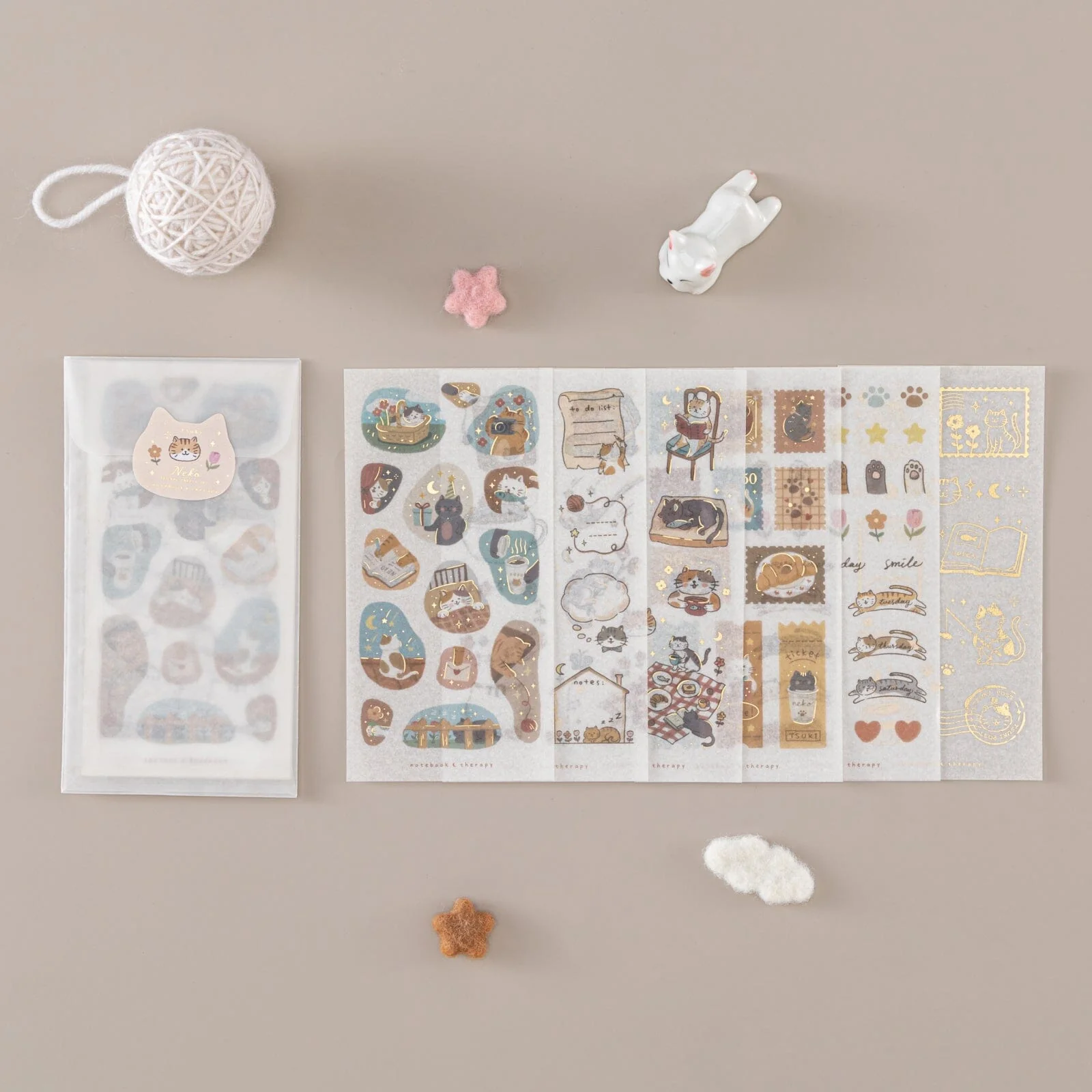 Tsuki ‘Neko Days’ Sticker Set ☾ - Image 9