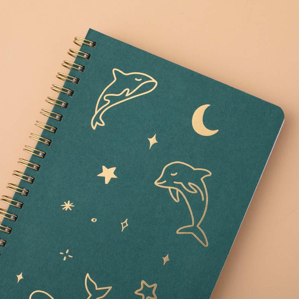 Tsuki 'Ocean' Limited Edition Ring Bound Bullet Journal ☾ - Image 14