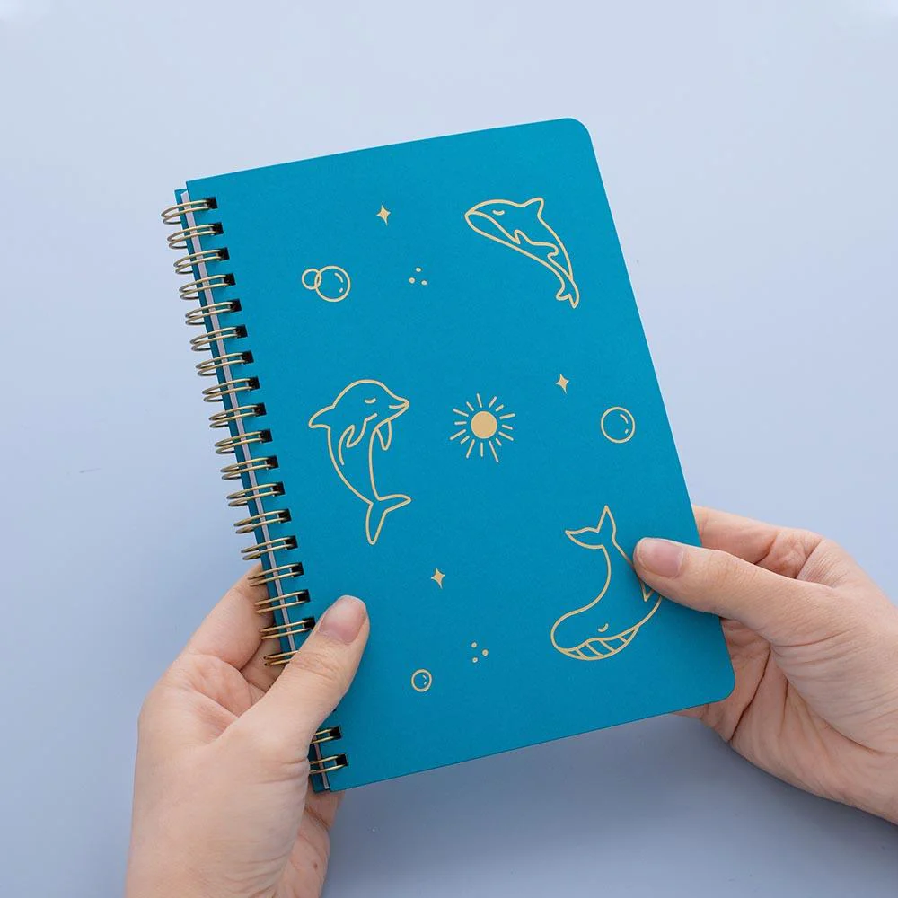 Tsuki 'Ocean' Limited Edition Ring Bound Bullet Journal ☾ - Image 3