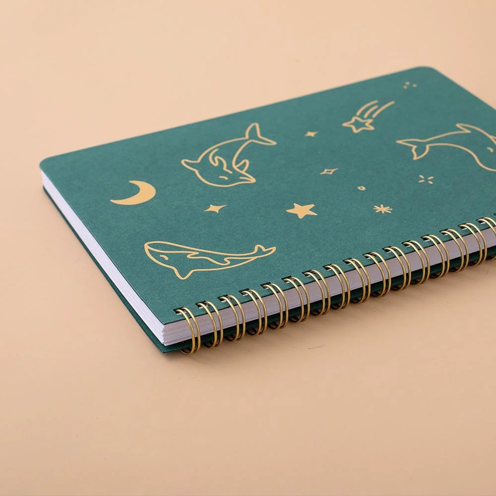 Tsuki 'Ocean' Limited Edition Ring Bound Bullet Journal ☾ - Image 4