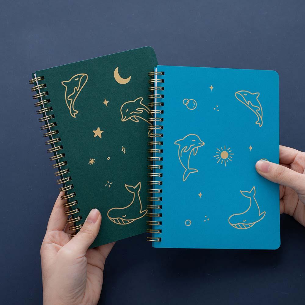 Tsuki 'Ocean' Limited Edition Ring Bound Bullet Journal ☾ - Image 9