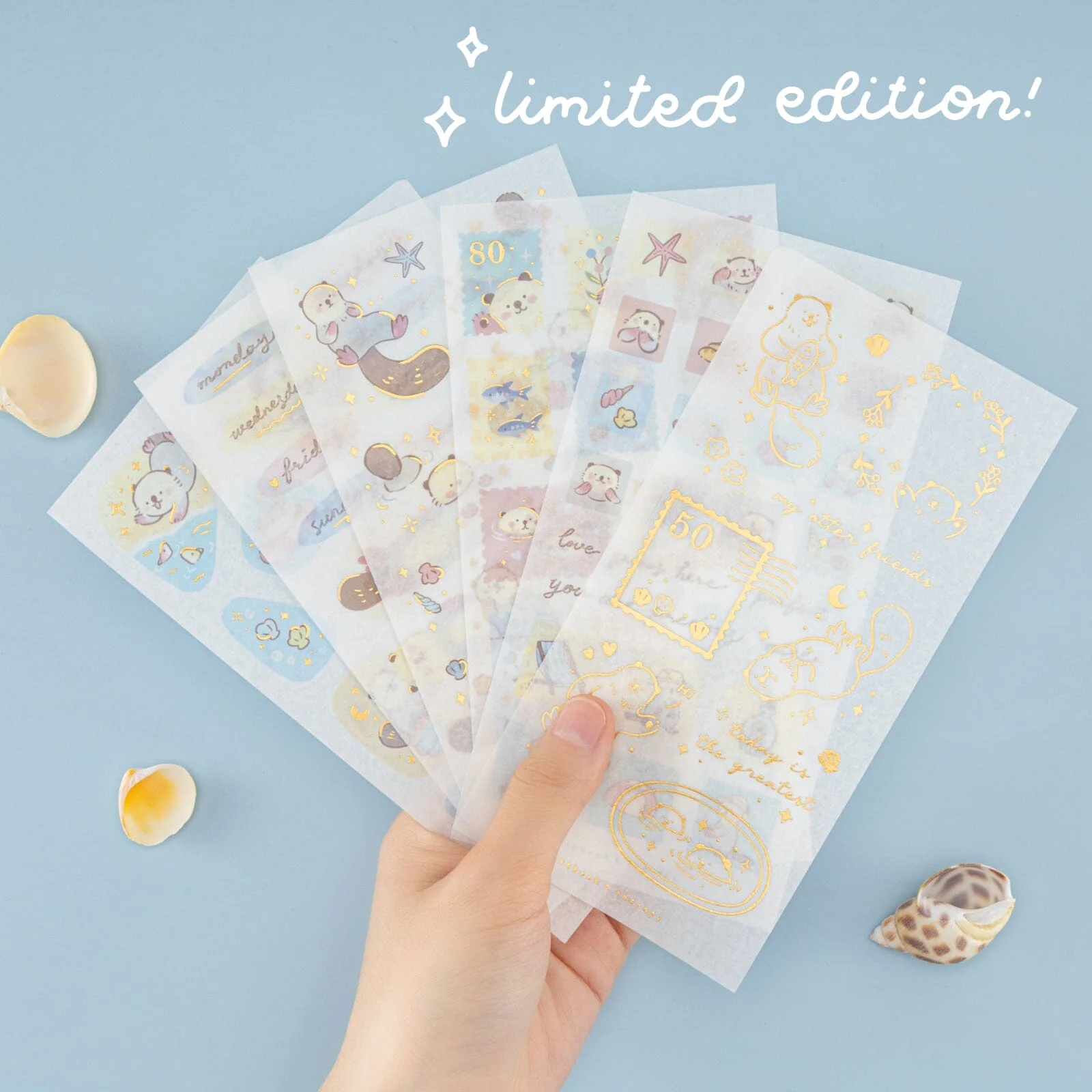 Tsuki ‘Otter Friends’ Sticker Set ☾ - Image 3