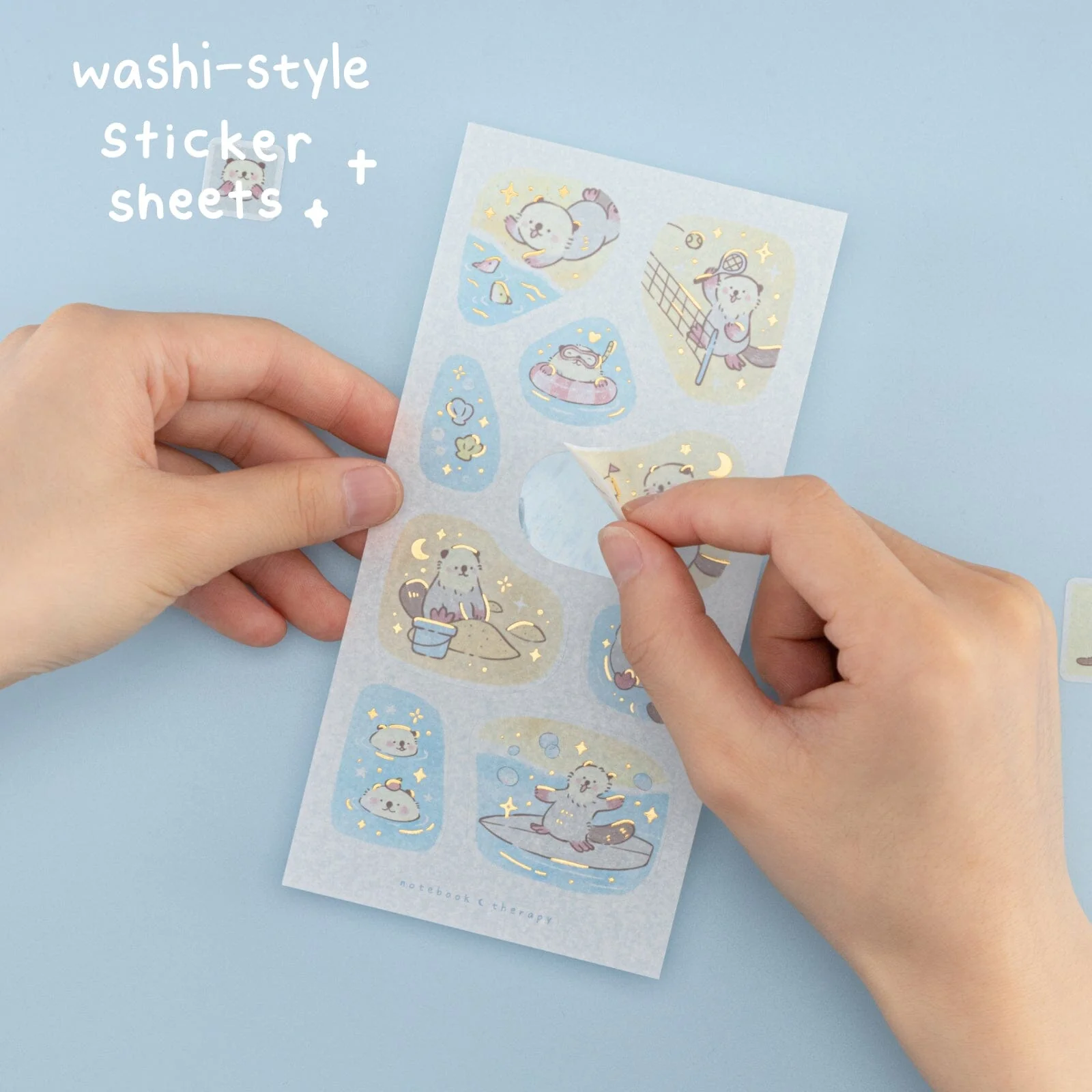 Tsuki ‘Otter Friends’ Sticker Set ☾ - Image 4