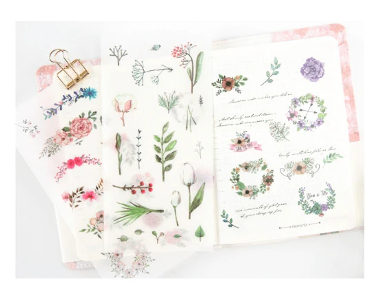 Watercolour Plants + Flowers Stickers - Set of 6! - Image 10