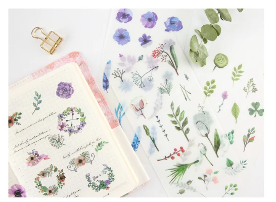 Watercolour Plants + Flowers Stickers - Set of 6! - Image 12