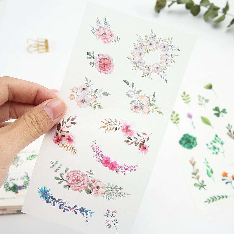 Watercolour Plants + Flowers Stickers - Set of 6! - Image 4