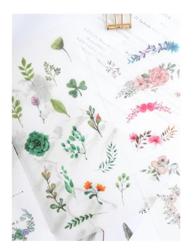 Watercolour Plants + Flowers Stickers - Set of 6! - Image 7