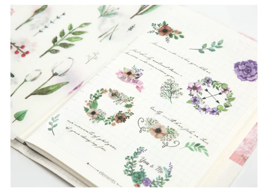 Watercolour Plants + Flowers Stickers - Set of 6! - Image 9